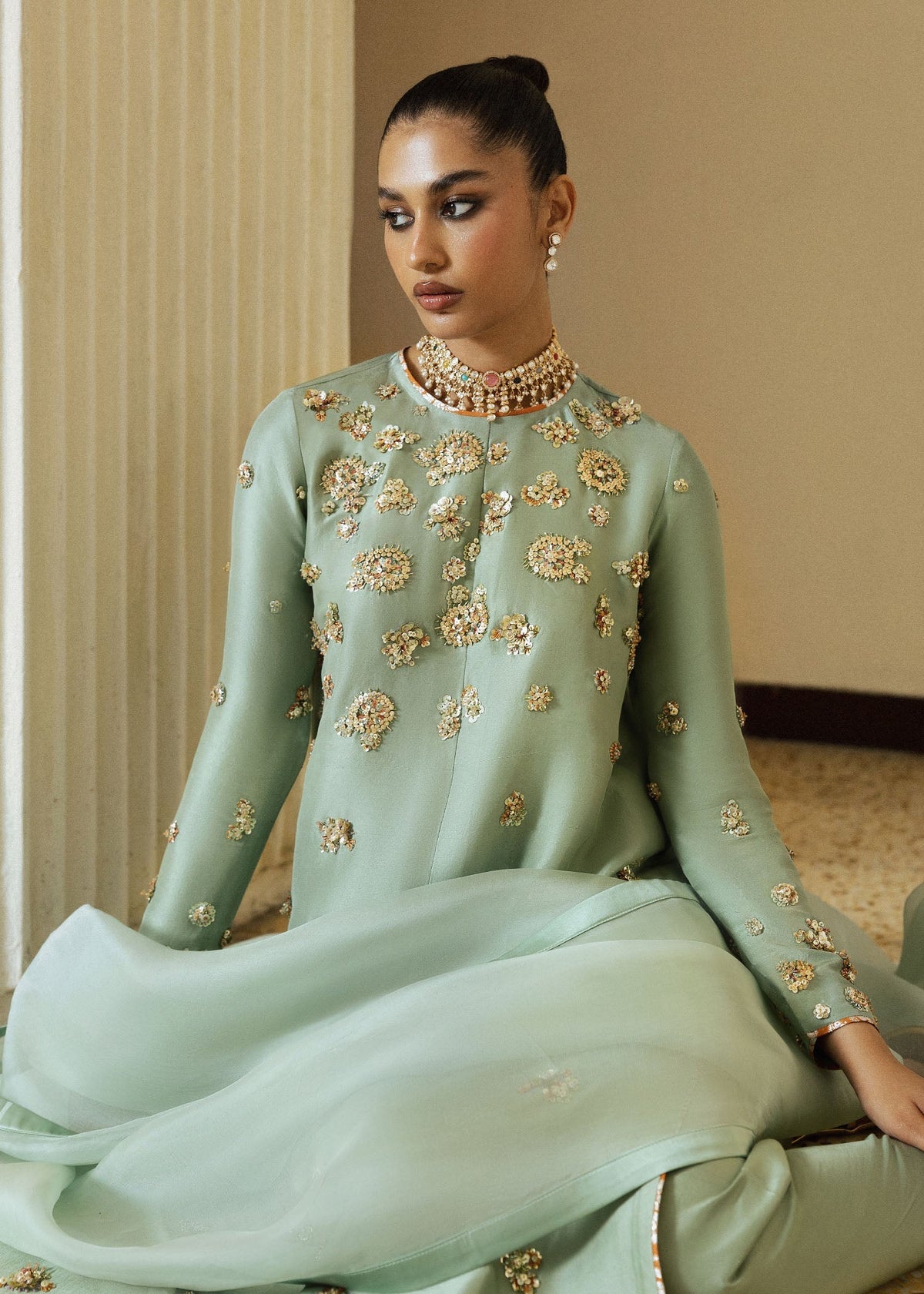 Hussain Rehar | Luxury Pret 26 | Lunar Luxe - Designer Dress - Type : Ladies Clothes - Available at Libayah - 100% Original