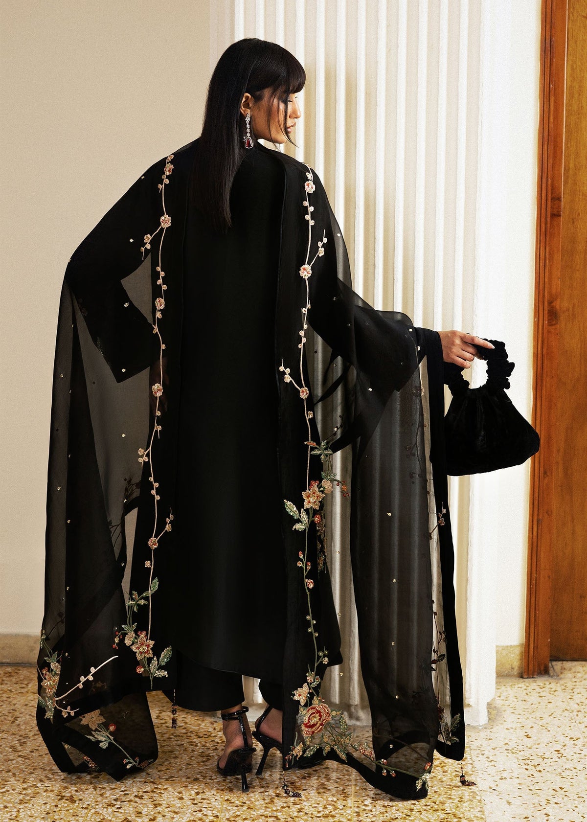 Hussain Rehar | Luxury Pret 26 | Sitara Noir - Designer Dress - Type : Ladies Clothes - Available at Libayah - 100% Original