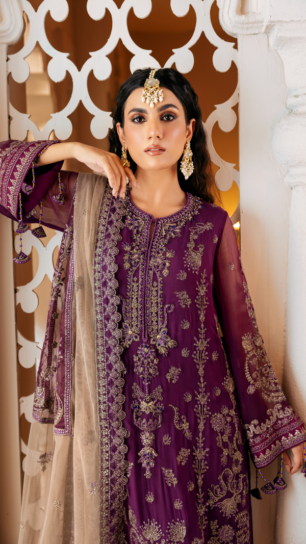 Zebtan | Zircon Wedding Formals | AFREEN ZQ-08 by Zebtan - Designer Dress - Type: Ladies Clothes - Available at Libayah - 100% Original