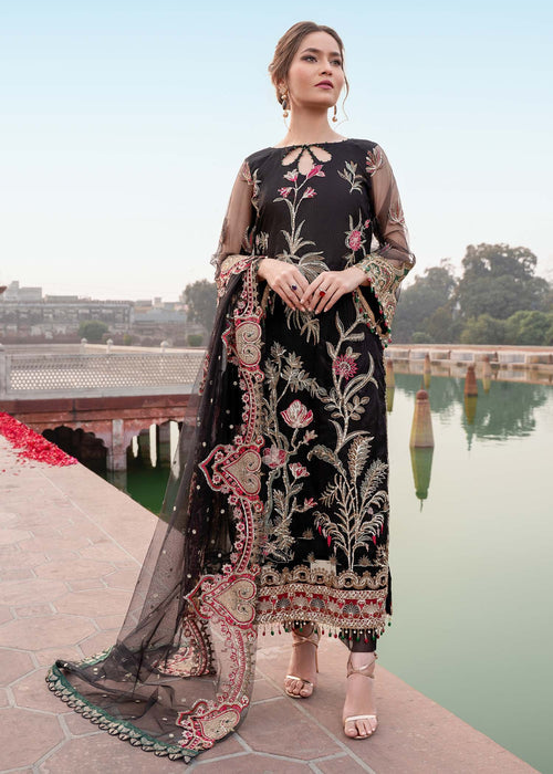 Meeral | Wedding Formals | Surmai - MD-01 by Meeral - Designer Dress - Type: Ladies Clothes - Available at Libayah - 100% Original