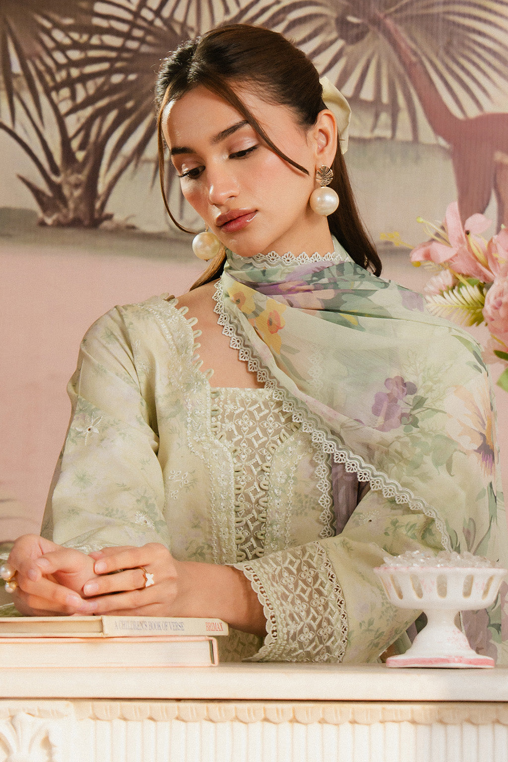 Ayzel | Armelia Printed Lawn 25 | Mirelia by Ayzel - Designer Dress - Type: Ladies Clothes - Available at Libayah - 100% Original