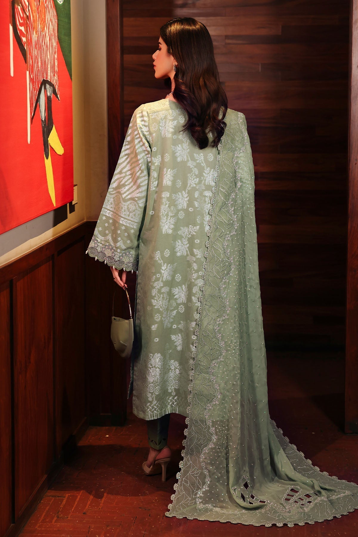 Nureh | Exclusive Jacquard | NE-226 - Designer Dress - Type : Ladies Clothes - Available at Libayah - 100% Original