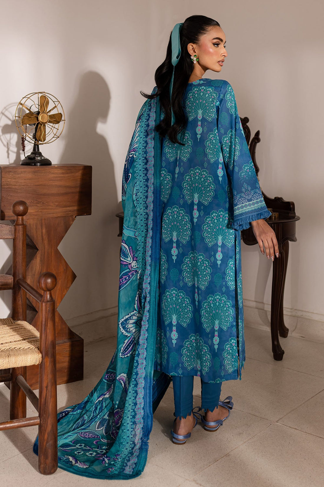 Nureh | Printed Lawn 25 | SP-145 by Nureh - Designer Dress - Type: Ladies Clothes - Available at Libayah - 100% Original