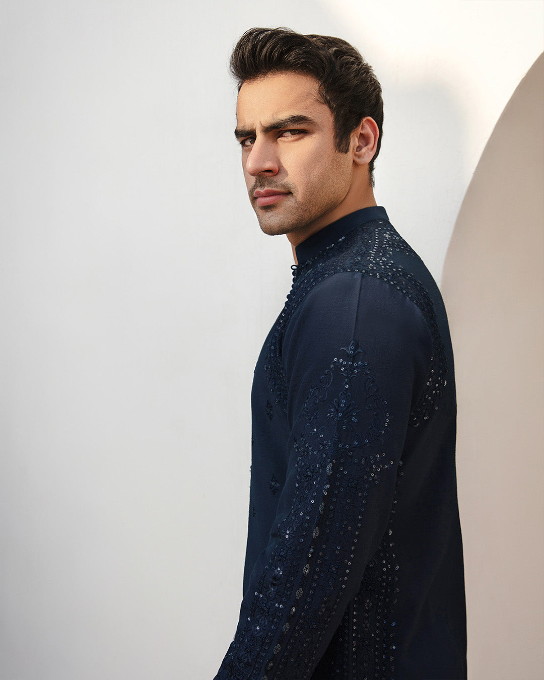 Pakisatni Menswear | Faiza Saqlain | Amoz by Faiza Saqlain - Designer Dress - Type: MensWear - Available at Libayah - 100% Original