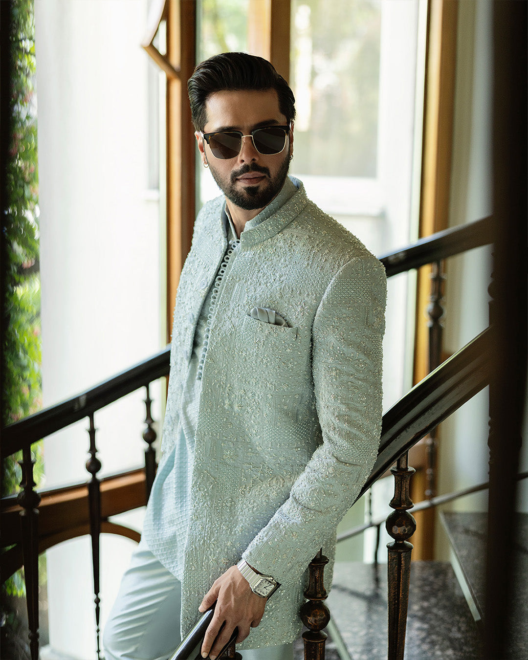 Pakistani Menswear | Faiza Saqlain | Wayez by Faiza Saqlain - Designer Dress - Type: MensWear - Available at Libayah - 100% Original