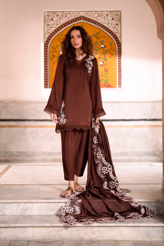 Fozia Khalid | Kahani Silk Luxury Dresses | Raniya by Fozia Khalid - Designer Dress - Type: Ladies Clothes - Available at Libayah - 100% Original