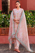 Farasha | Printed Essentials | Peach Glow by Farasha - Designer Dress - Type: Ladies Clothes - Available at Libayah - 100% Original