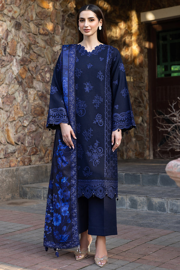 Bluebell – authentic Pakistani dress from the Farasha Eminence Khaddar 25 collection for women in the UK
