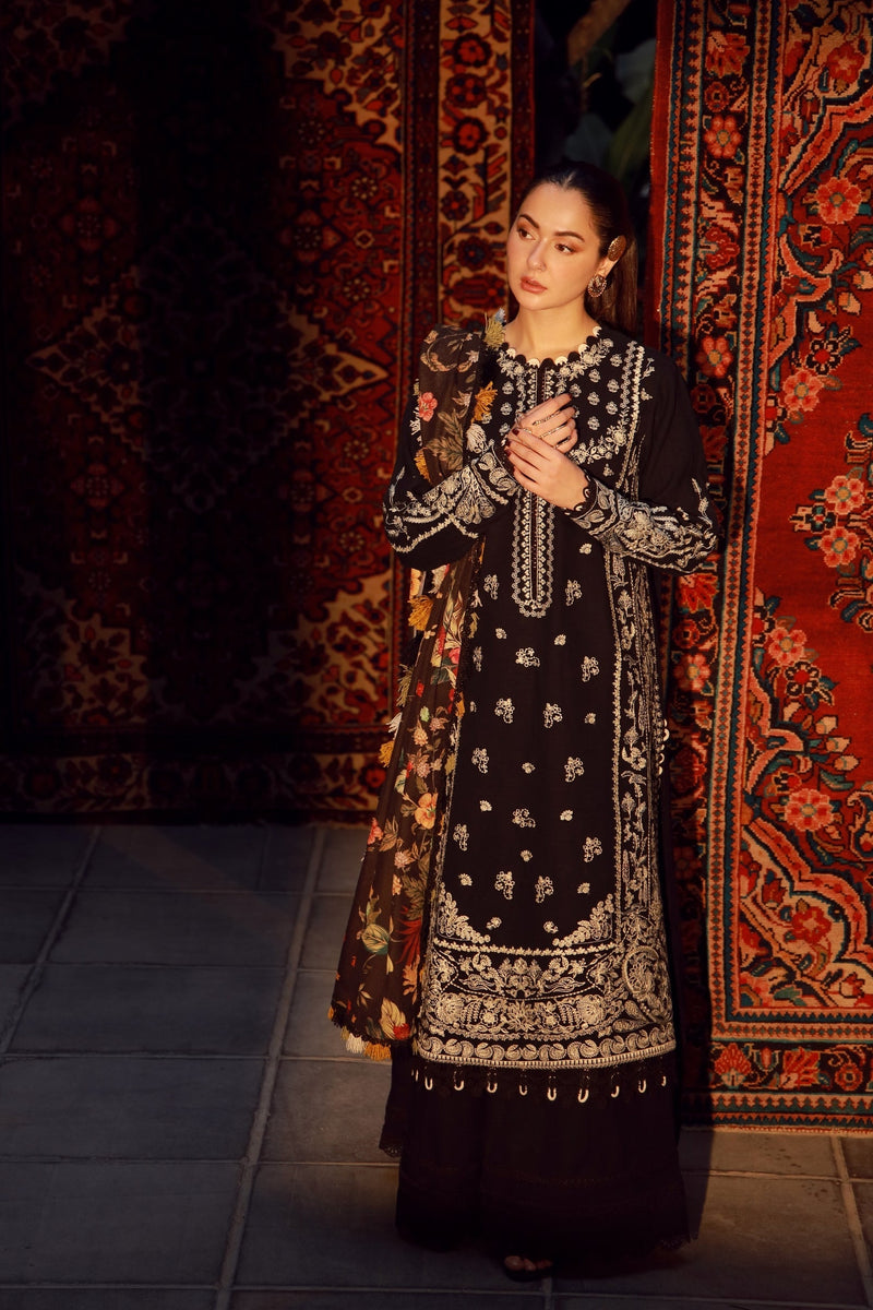 Maryam Hussain | Winter Shawl 25 | Mausam by Maryam Hussain - Designer Dress - Type : Ladies Clothes - Available at Libayah - 100% Original 