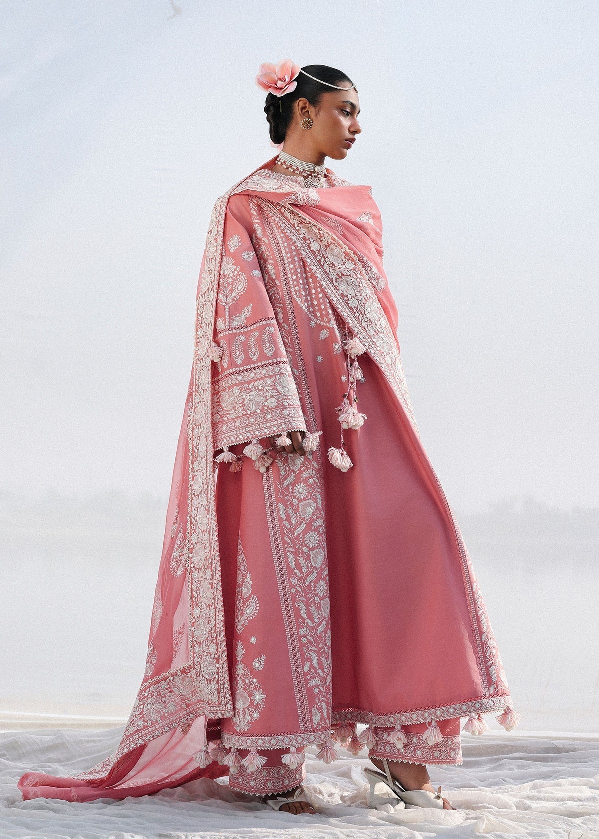 Hussain Rehar | Kalabagh Luxury Lawn 26 | Sorti by Hussain Rehar - Designer Dress  - Type : Ladies Clothes - Available at Libayah - 100% Original 