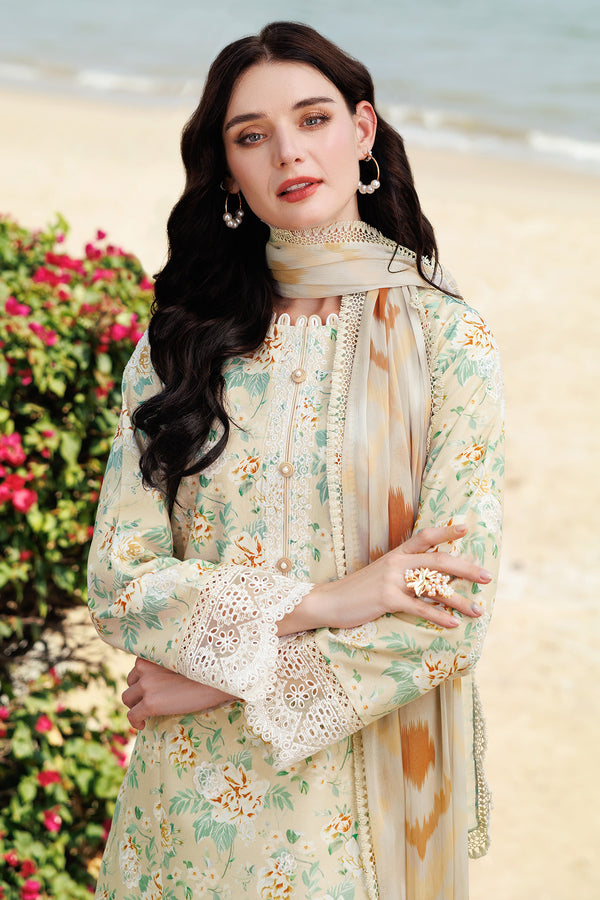 Farasha | Printed Essentials | Lush Cream by Farasha - Designer Dress - Type: Ladies Clothes - Available at Libayah - 100% Original
