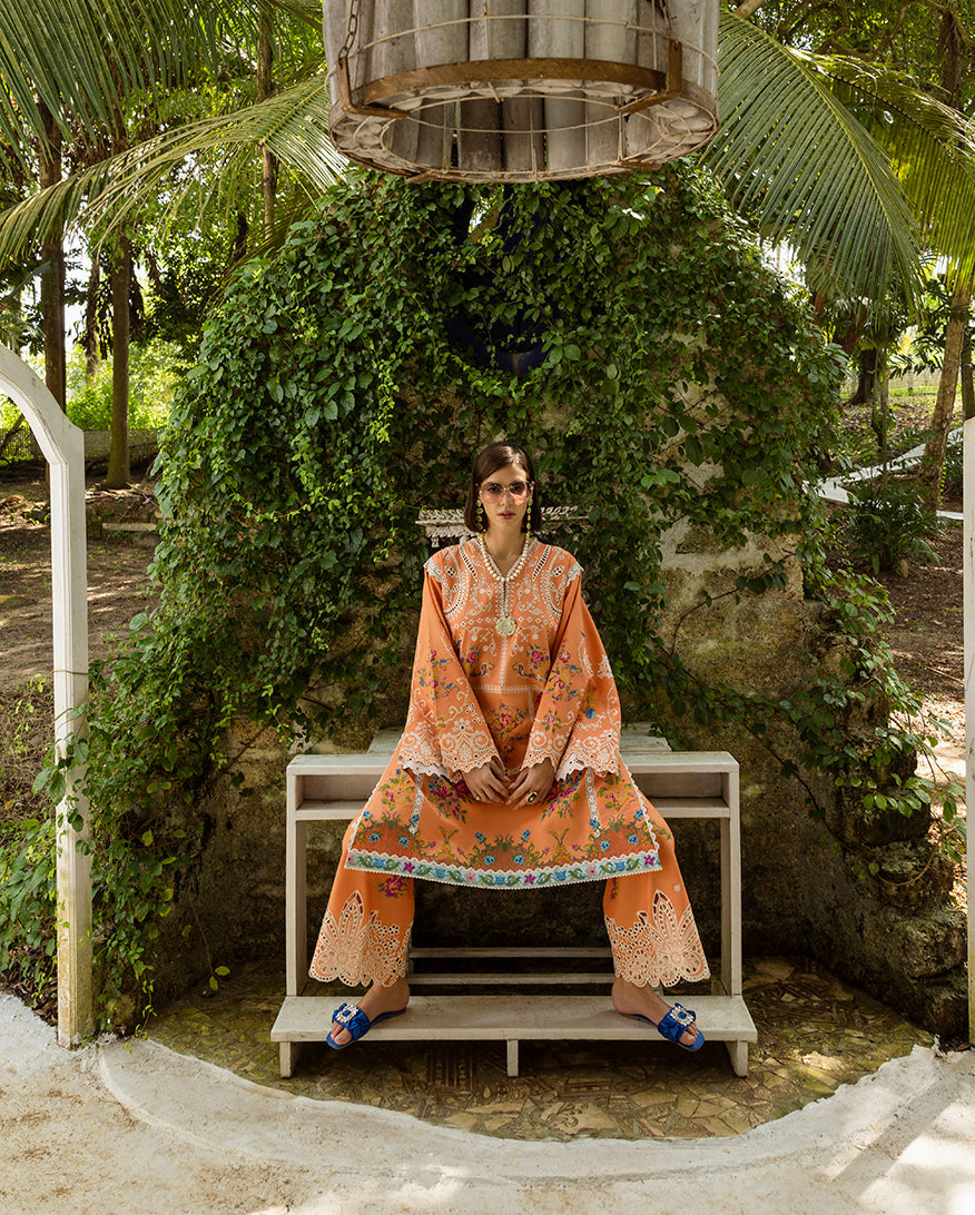 Esmel | Mon Tresor Luxe Lawn 26 | Que Sera Sera by Esmel - Designer Dress - Type : Luxury Dress - Available at Libayah - 100% Original