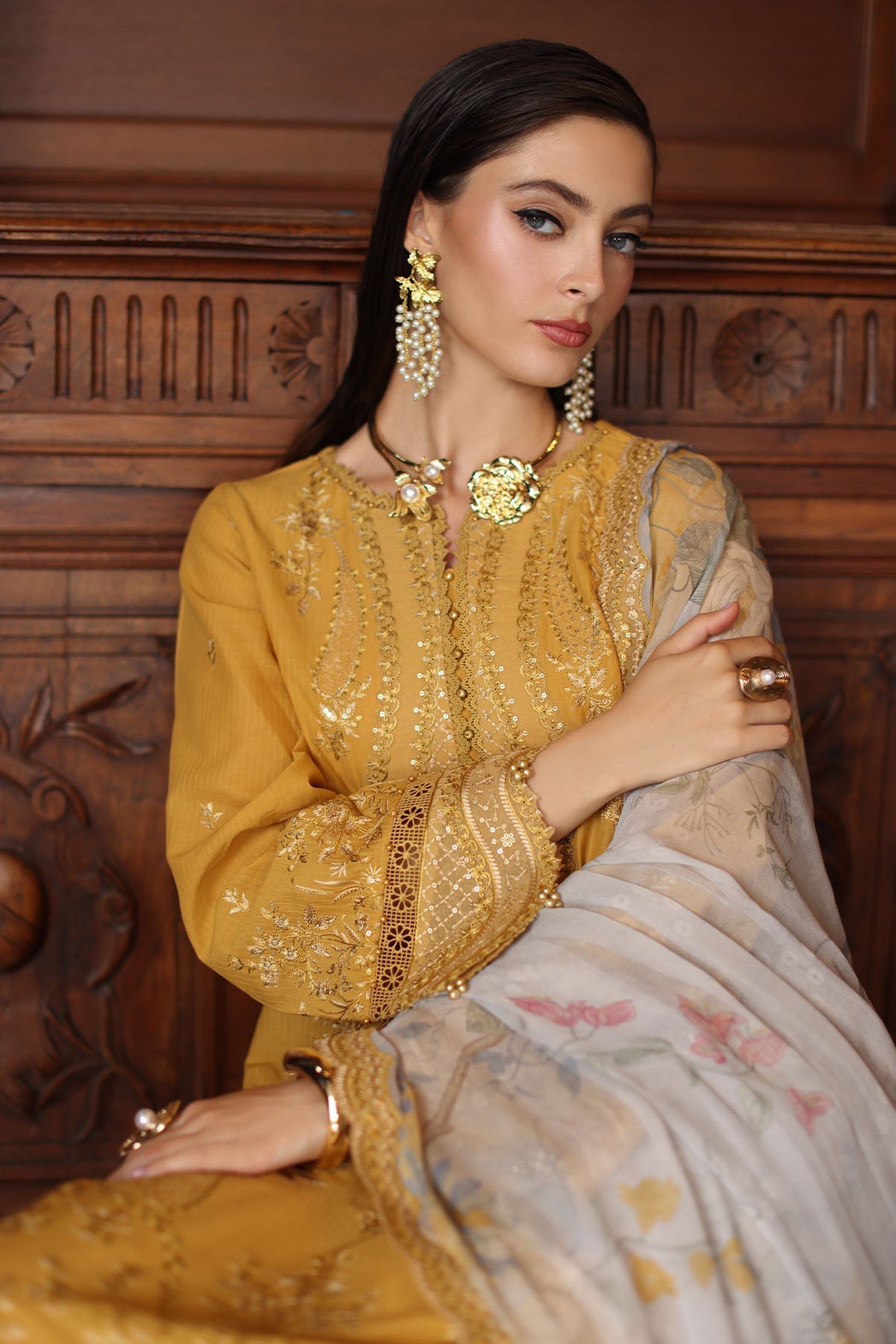 Nureh | Maya Lawn | NS-155 by Nureh - Designer Dress - Type: Ladies Clothes - Available at Libayah - 100% Original