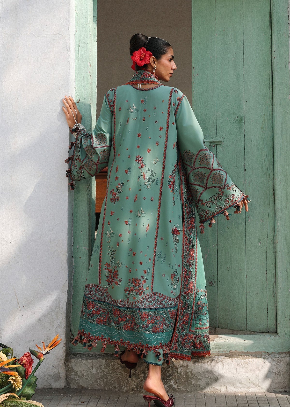Hussain Rehar | Kalabagh Luxury Lawn 26 | Verdant by Hussain Rehar - Designer Dress  - Type : Ladies Clothes - Available at Libayah - 100% Original 