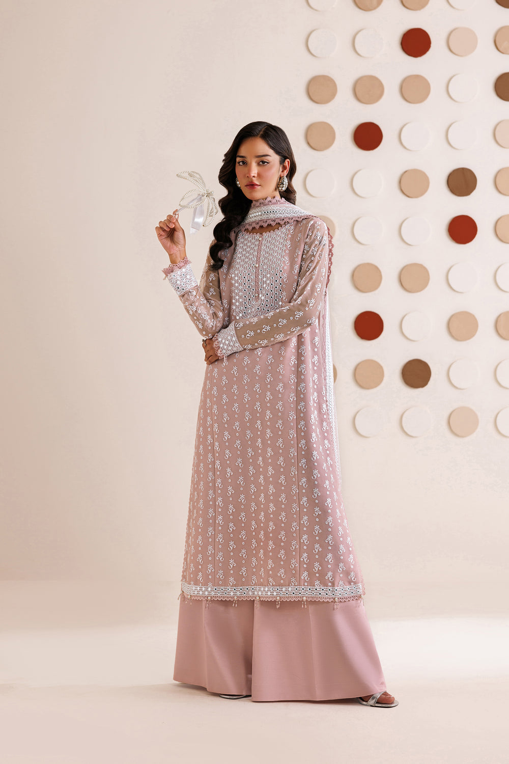 Farasha | Chiffon Threads 26 | BLUSH SAND by Farasha - Designer Dress  - Type : Ladies Clothes - Available at Libayah - 100% Original 