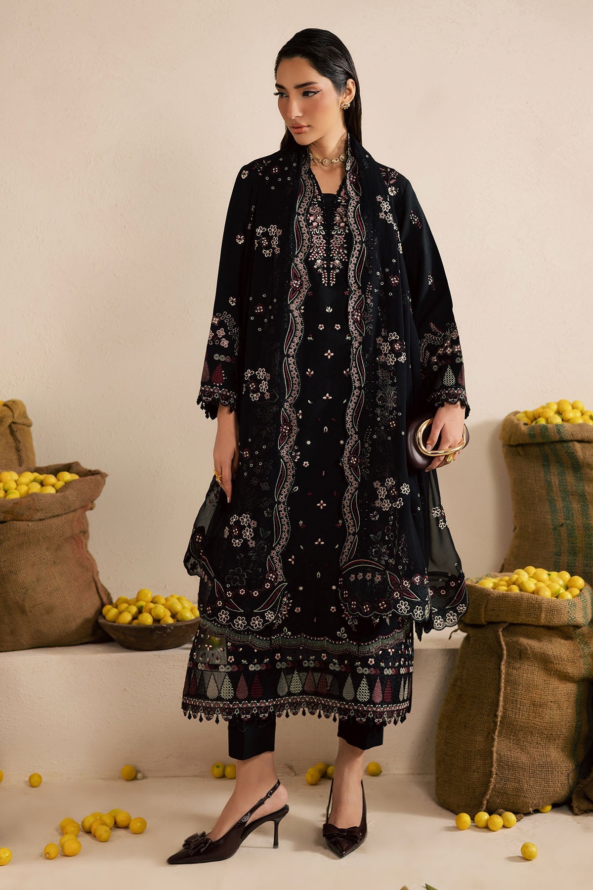 Nureh | Karandi Collection | NE-221 by Nureh - Designer Dress  - Type : Ladies Clothes - Available at Libayah - 100% Original 