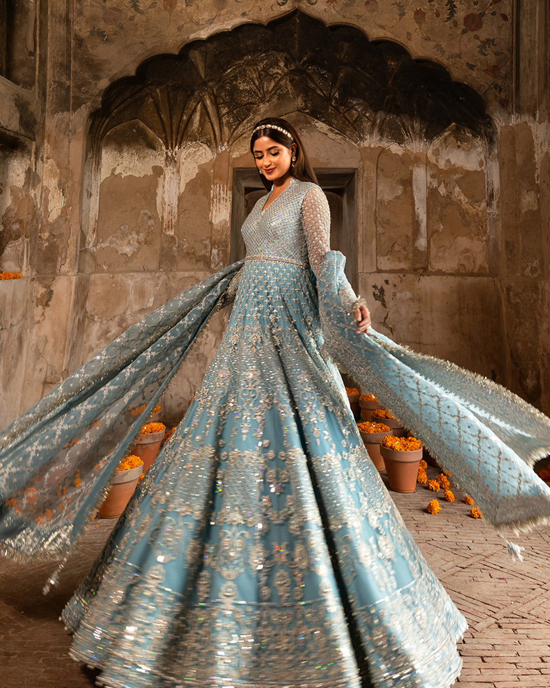 Faiza Saqlain | Nira Festive | Hana by Faiza Saqlain - Designer Dress  - Type : Wedding Dress - Available at Libayah - 100% Original 