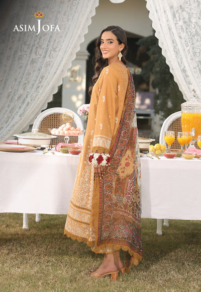 Asim Jofa | Summer Rhapsody | AJUBU-04 Embroidered Jacquard by Asim Jofa - Designer Dress  - Type : Ladies Clothes - Available at Libayah - 100% Original 