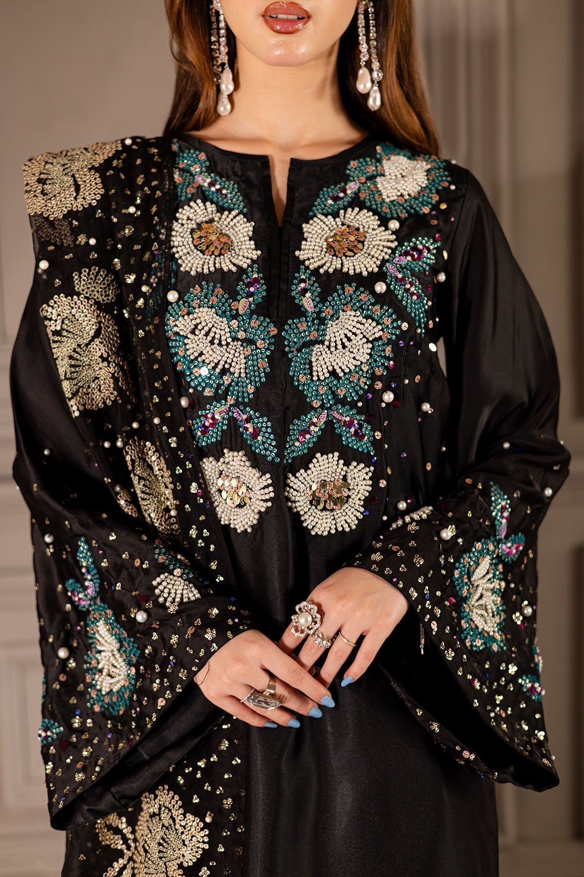 Nureh | Fancy Formal | TW-18 by Nureh - Designer Dress  - Type : Ladies Clothes - Available at Libayah - 100% Original 