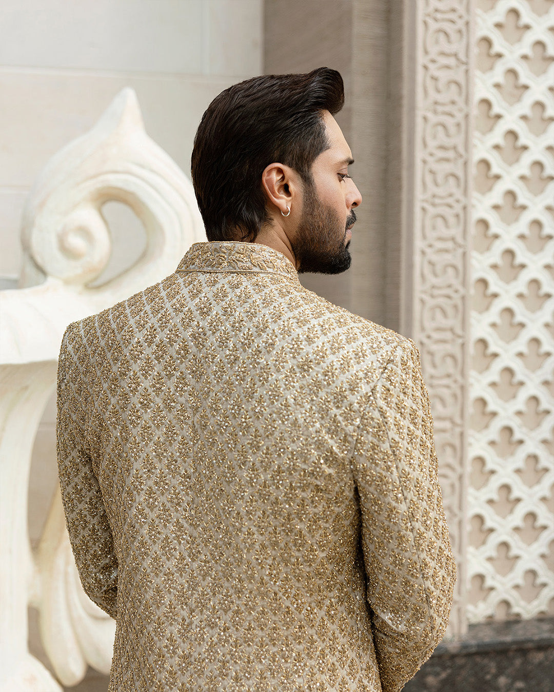 Pakistani Menswear | Faiza Saqlain | Baseem by Faiza Saqlain - Designer Dress - Type: MensWear - Available at Libayah - 100% Original