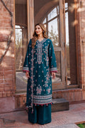 Farasha | Dastoor Embroidered Lawn SS24 | EMERALD CHARM by Farasha - Designer Dress - Type: Ladies Clothes - Available at Libayah - 100% Original