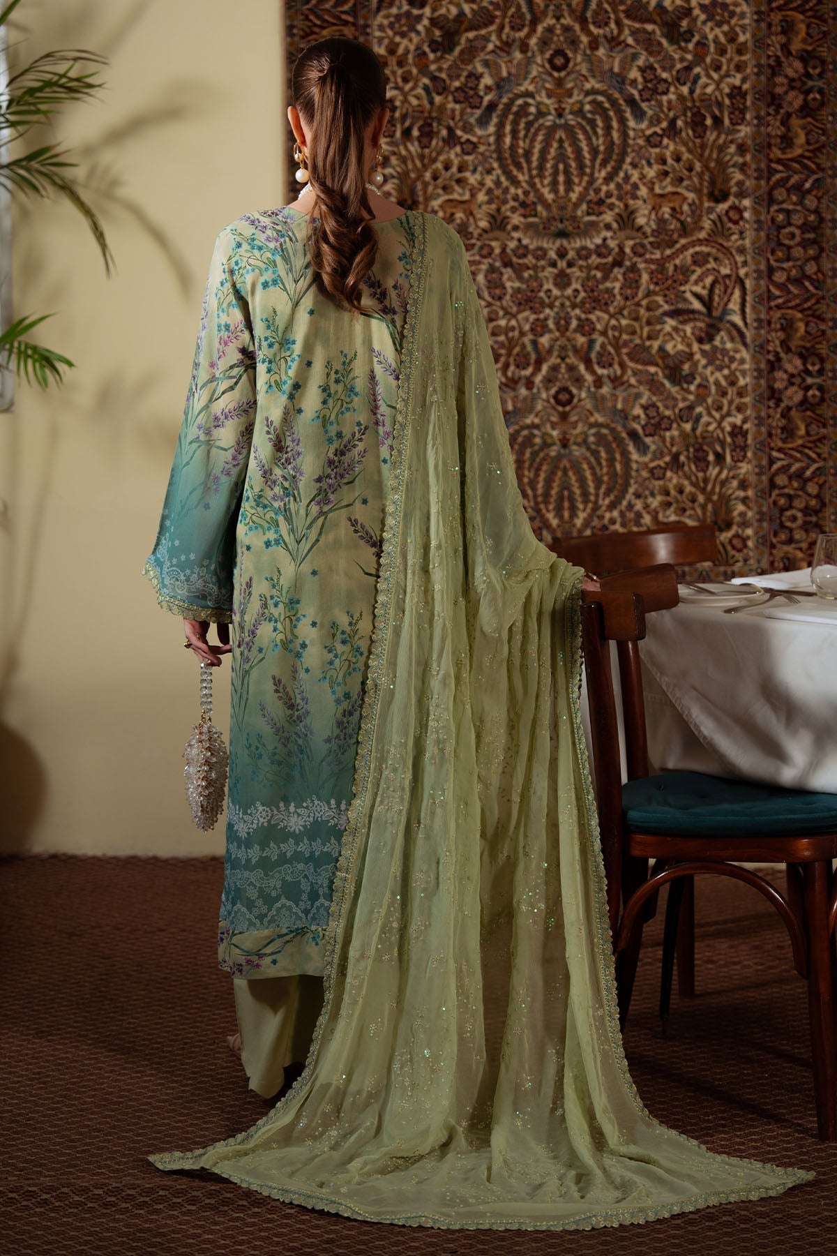 Nureh | Swiss Lawn | NS-161 - by Libayah - Registered Vendor of : Nureh - 100% Original Designer Dress