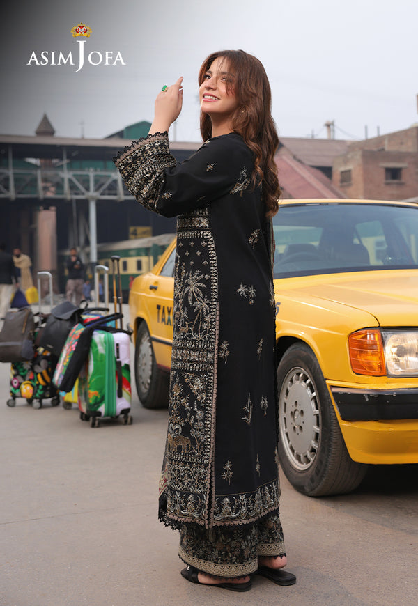 Asim Jofa | Summer Rhapsody | AJUBU-01 Embroidered Jacquard by Asim Jofa - Designer Dress  - Type : Ladies Clothes - Available at Libayah - 100% Original 