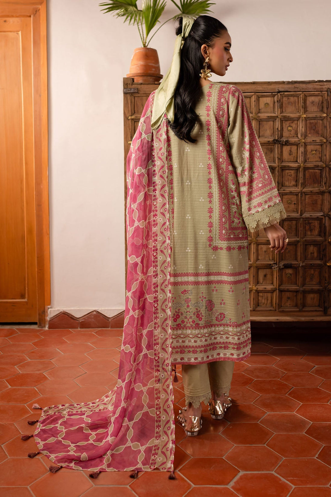 Nureh | Printed lawn 25 | SP-141 by Nureh - Designer Dress - Type: Ladies Clothes - Available at Libayah - 100% Original