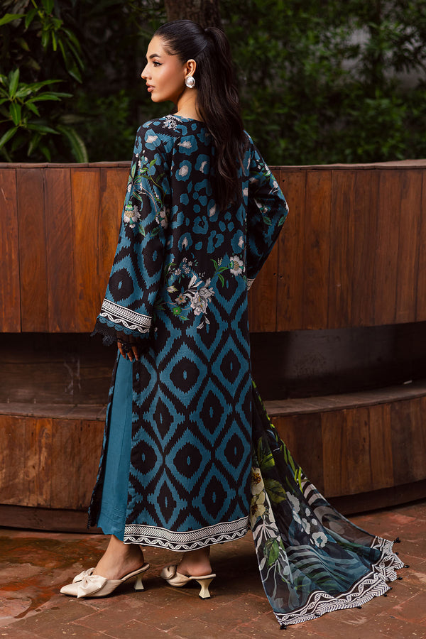 Nureh | Signature Printed Linen | SP-165 by Nureh - Designer Dress  - Type : Ladies Clothes - Available at Libayah - 100% Original 