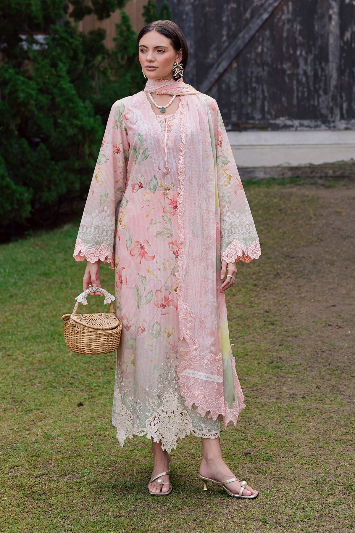 Nureh | Gardenia Lawn 26 | NSG-208 by Nureh - Designer Dress  - Type : Ladies Clothes - Available at Libayah - 100% Original 