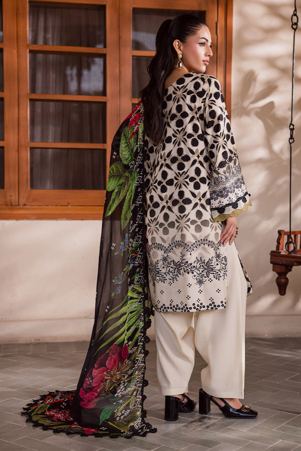 Nureh | Signature Printed Linen | SP-166 by Nureh - Designer Dress  - Type : Ladies Clothes - Available at Libayah - 100% Original 