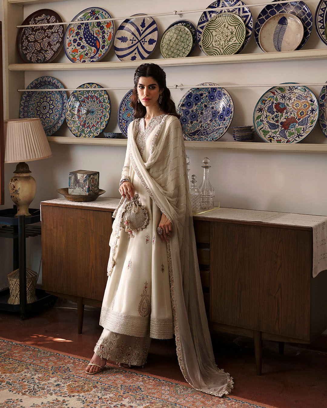 Faiza Saqlain | Mehermah Luxe Formals | Sabina by Faiza Saqlain - Designer Dress - Type: Ladies Clothes - Available at Libayah - 100% Original