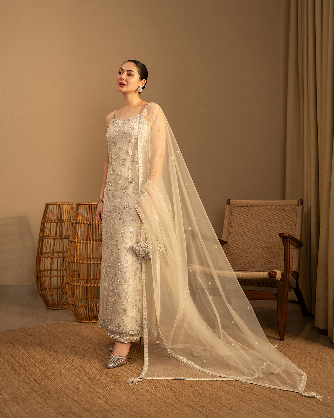 Faiza Saqlain | Reina Luxe | Penina by Faiza Saqlain - Designer Dress  - Type : Ladies Clothes - Available at Libayah - 100% Original 