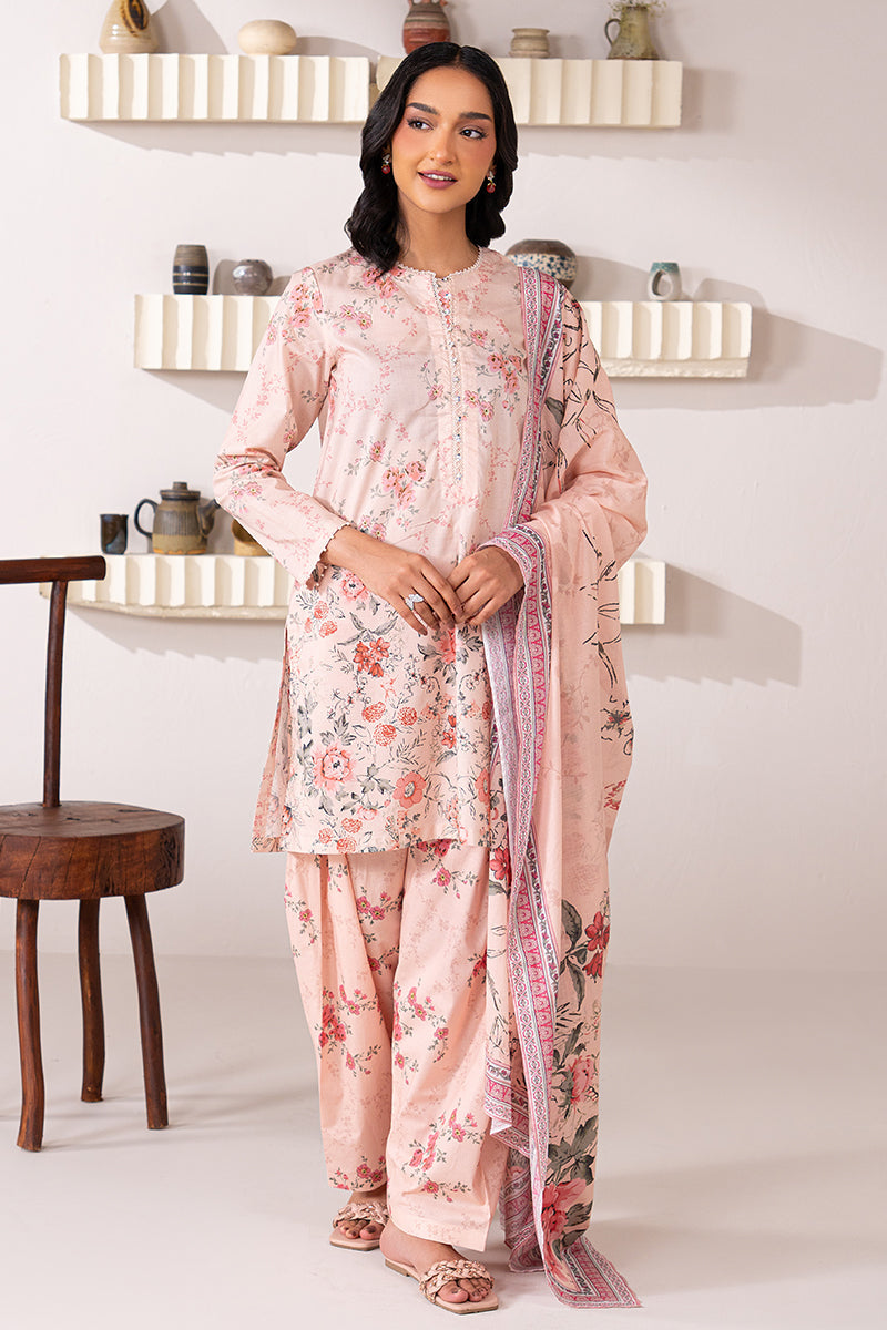 Cross Stitch | Daily Wear | FLORAL FIESTA by Cross Stitch - Designer Dress - Type: Casuals - Available at Libayah - 100% Original