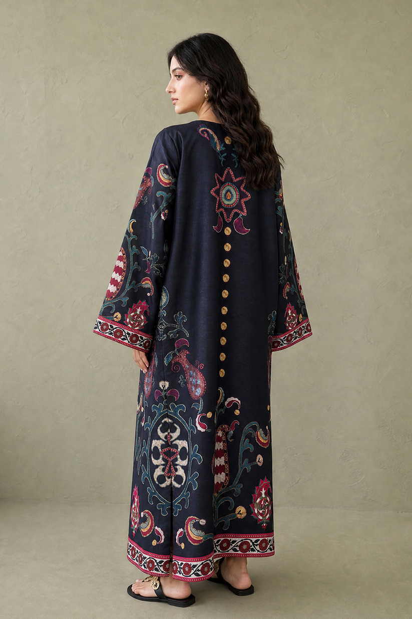 Saad Shaikh | Ease Fall Edit 26 | D-05 Kaftan by Saad Shaikh - Designer Dress  - Type : Ladies Clothes - Available at Libayah - 100% Original 