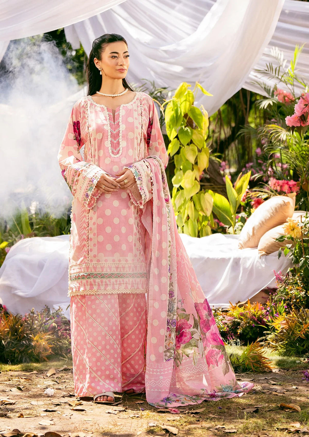 Elaf Premium | Prints 25 | EPS-2A ROSE DUSK by Elaf Premium - Designer Dress - Type: Ladies Clothes - Available at Libayah - 100% Original