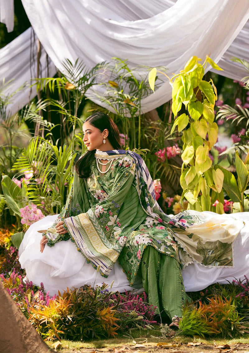 Elaf Premium | Prints 25 | EPS-1B GREEN EDEN by Elaf Premium - Designer Dress - Type: Ladies Clothes - Available at Libayah - 100% Original