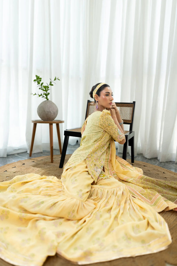 Afrozeh | Basic Pret 26 RTW | NACRE by Afrozeh - Designer Dress  - Type : Ladies Clothes - Available at Libayah - 100% Original 