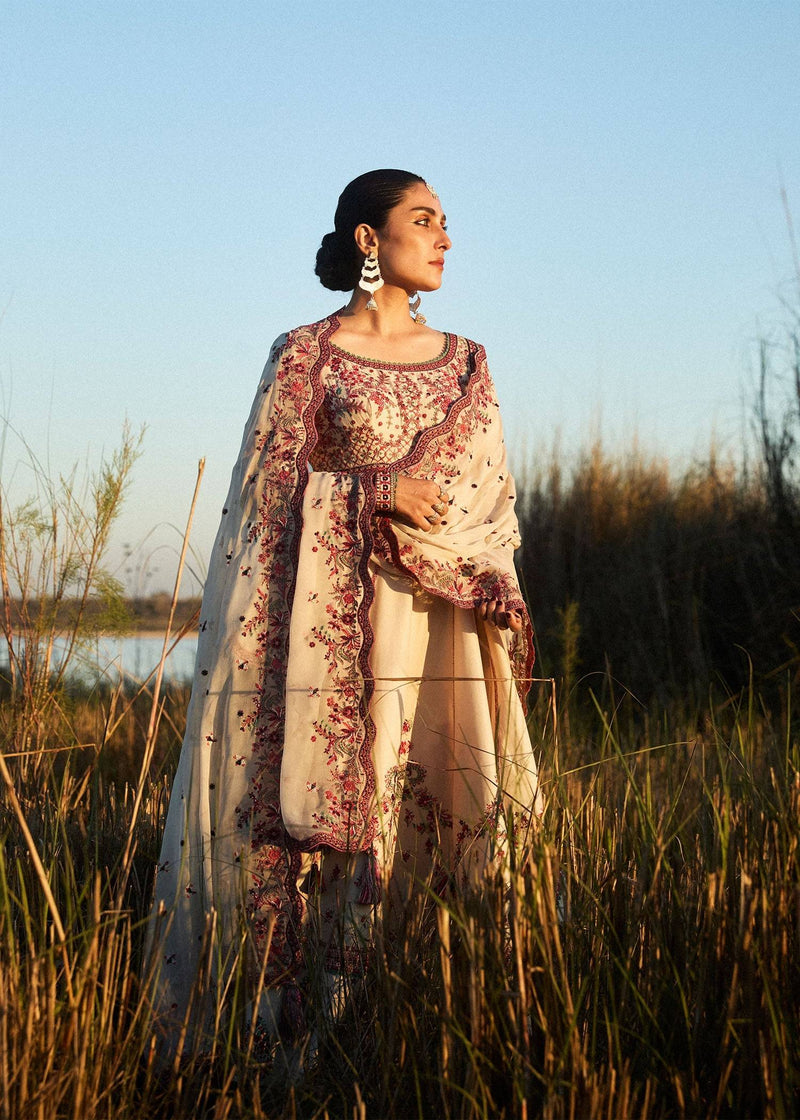 Hussain Rehar | Surkh Eid Pret'25 | Naqsh by Hussain Rehar - Designer Dress  - Type : ladies Clothes - Available at Libayah - 100% Original 