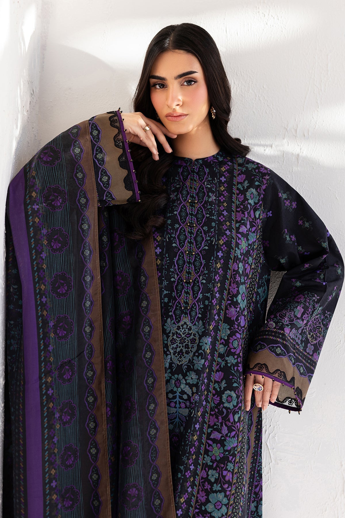 Baroque | Luxury Summer Pret | UF-4453 by Baroque - Designer Dress  - Type : Ladies Clothes - Available at Libayah - 100% Original 