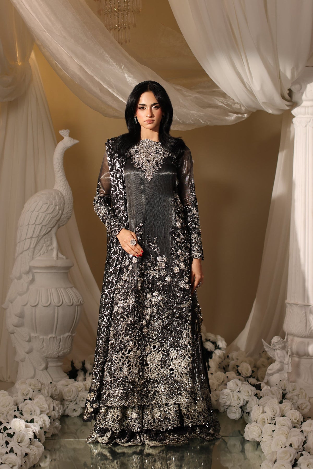 Musferah Saad | Casa Blance |Royal Eclipse by Musferah Saad - Designer Dress  - Type : Ladies Clothes - Available at Libayah - 100% Original 
