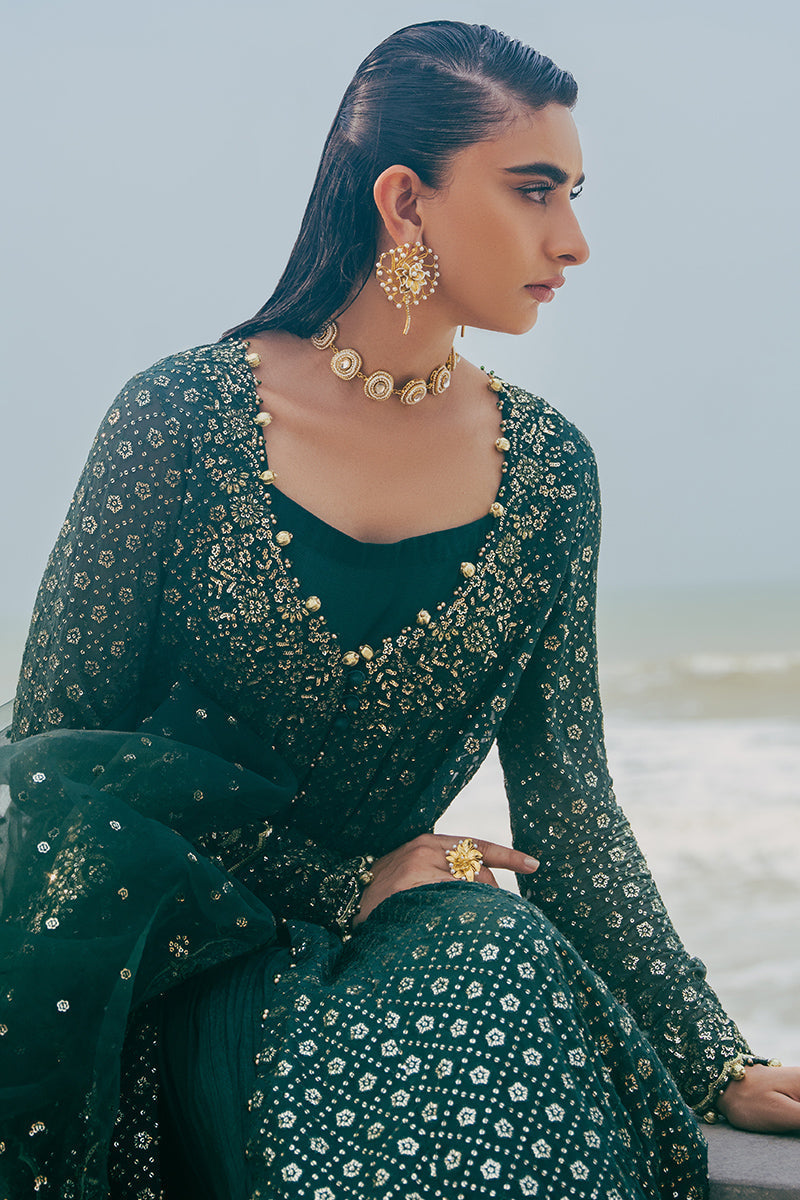 Cross Stitch | Wedding Collection 24 | GREEN SPRING by Cross Stitch - Designer Dress - Type: Formal - Available at Libayah - 100% Original