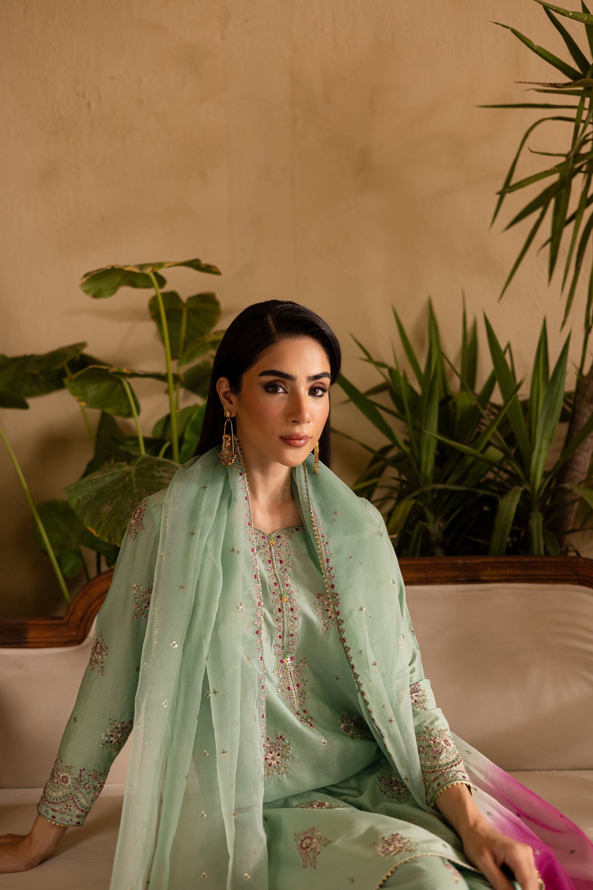 Batik | Nyra Embroidered Summer Solids | Amawas by Batik - Designer Dress - Type: Ladies Clothes - Available at Libayah - 100% Original