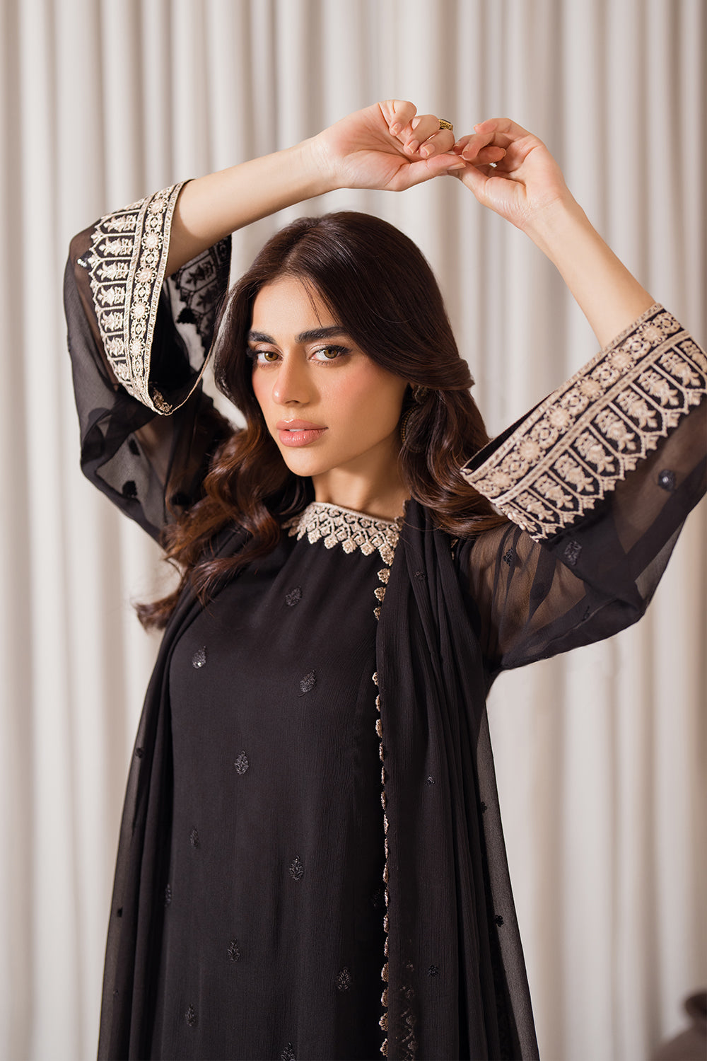 Azure | Luxe Formals | Midnight Elegance by Azure - Designer Dress - Type: Ladies Clothes - Available at Libayah - 100% Original