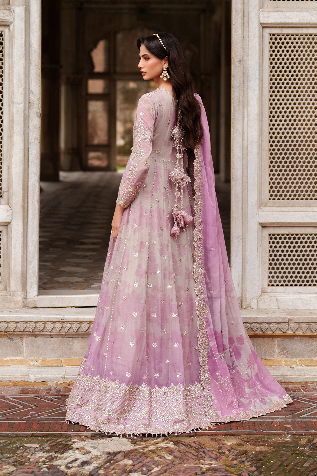 Iznik | Festive Formal | UE-555 Printed Chiffon by Iznik - Designer Dress  - Type : Ladies Clothes - Available at Libayah - 100% Original 