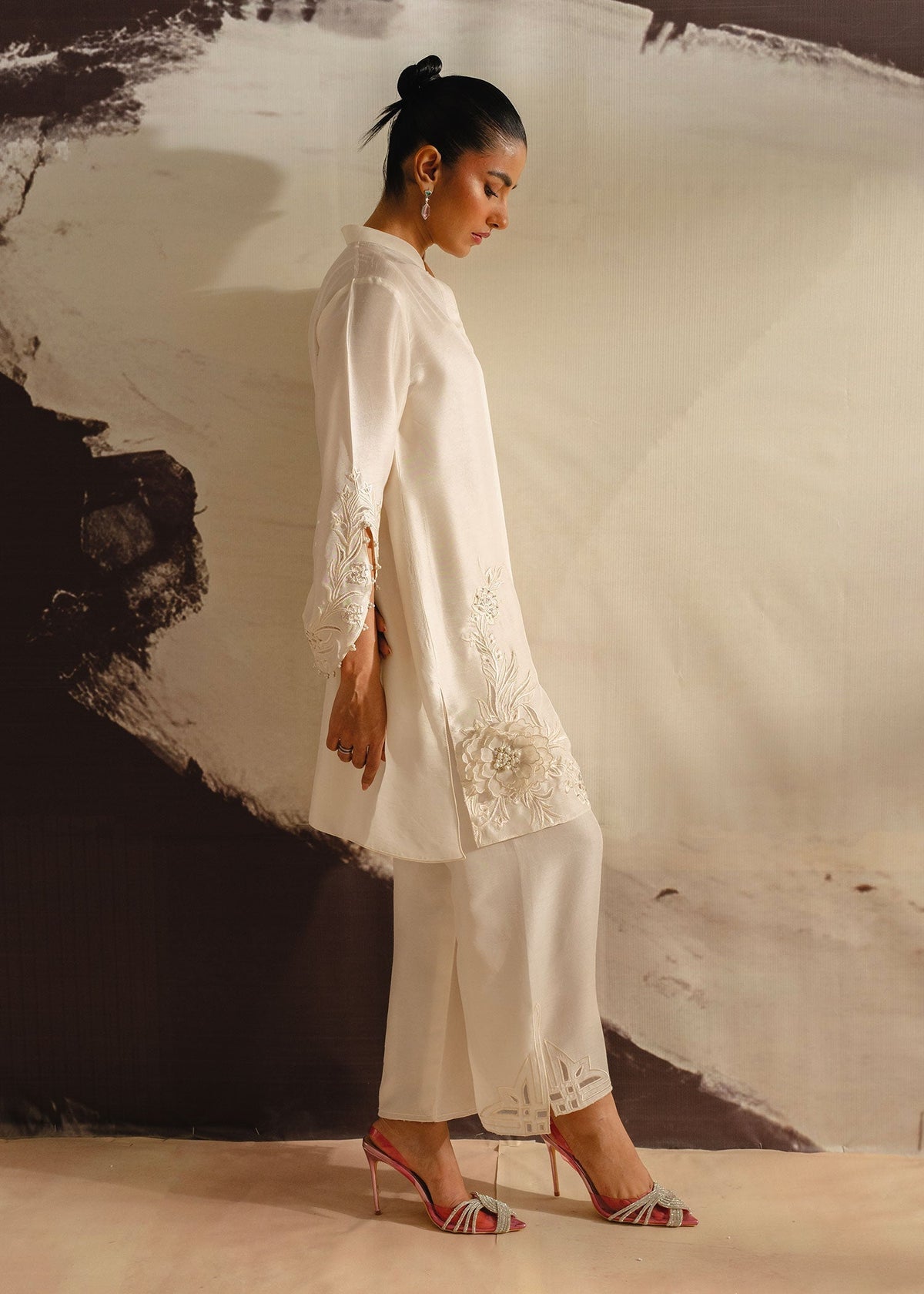 Mahgul | Eye of Cemal | Misty Floral by Mahgul - Designer Dress - Type: Ladies Clothes - Available at Libayah - 100% Original