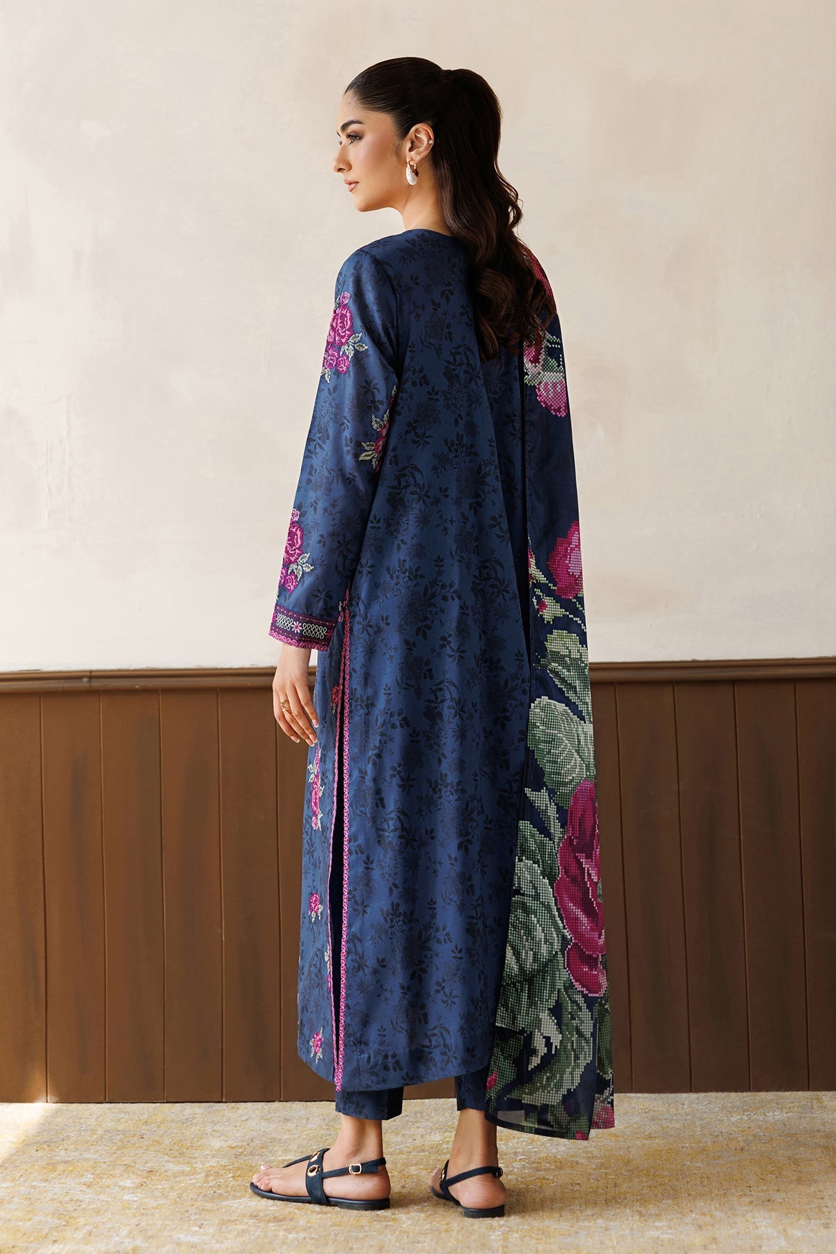 Baroque | Luxury Summer Pret | UF-4497 by Baroque - Designer Dress  - Type : Ladies Clothes - Available at Libayah - 100% Original 