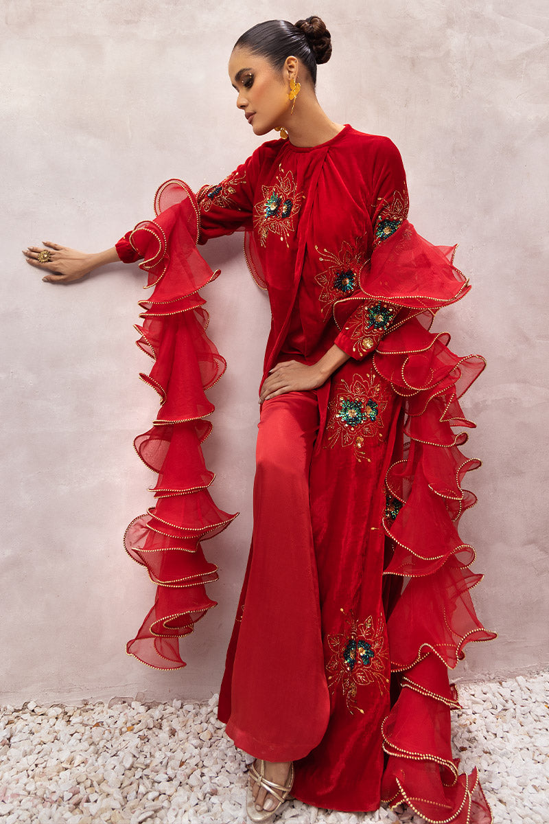 Chic Ophicial | Velveteen Luxury Fall Collection | Roya by Chic Ophicial - Designer Dress - Type: Ladies Clothes - Available at Libayah - 100% Original