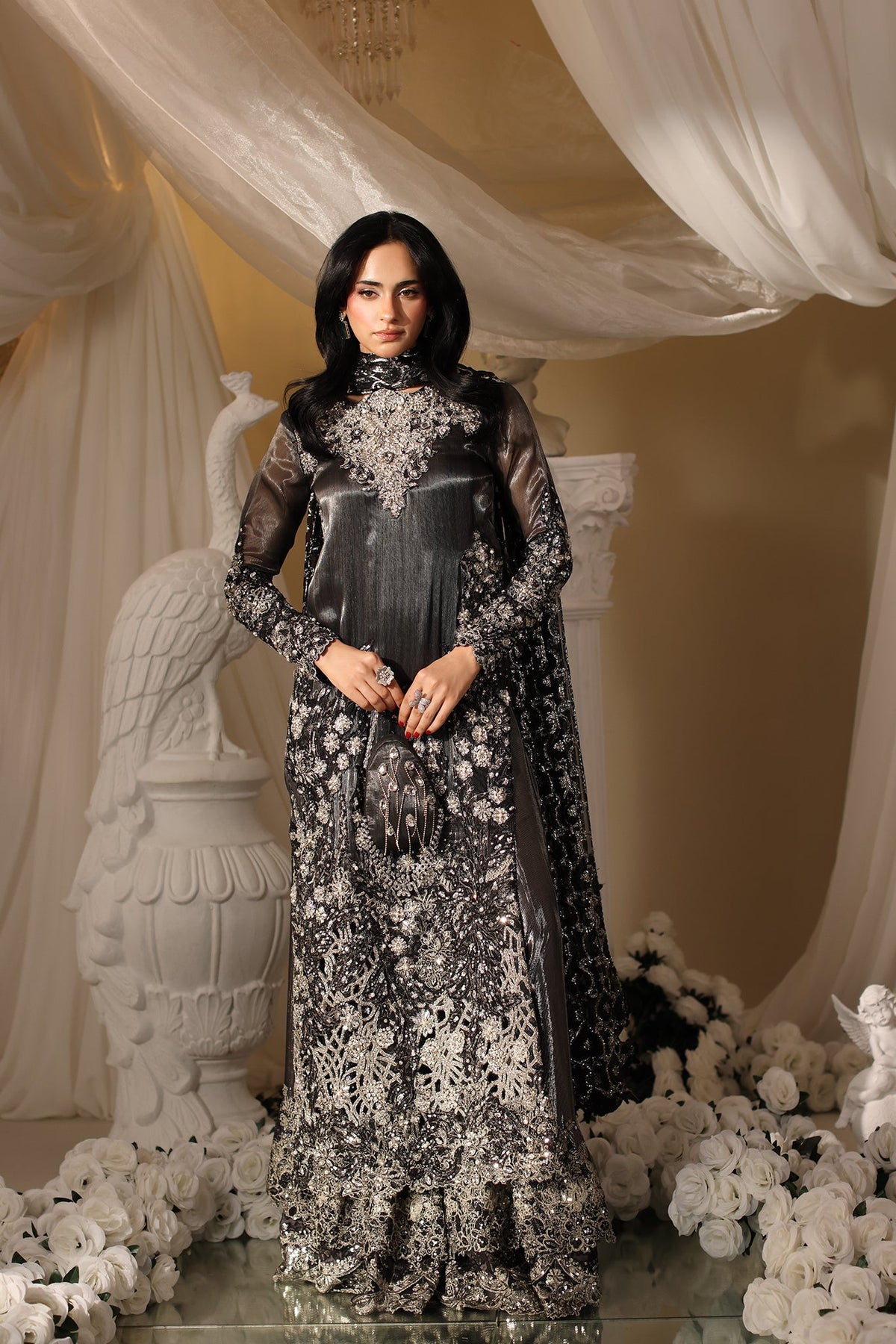 Musferah Saad | Casa Blance |Royal Eclipse by Musferah Saad - Designer Dress  - Type : Ladies Clothes - Available at Libayah - 100% Original 
