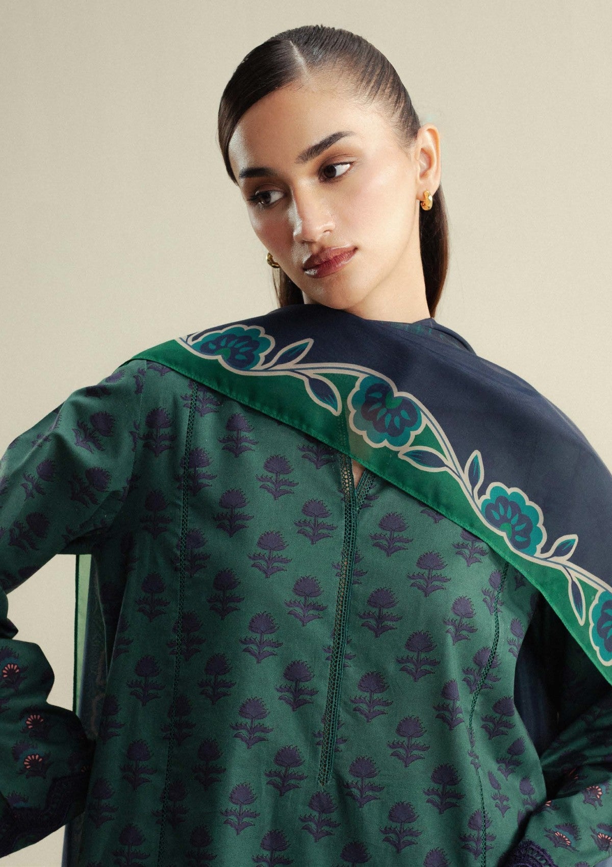 Zara Shahjahan | Coco Prints 25 | Willow-10A by Zara Shahjahan - Designer Dress  - Type : Ladies Clothes - Available at Libayah - 100% Original 